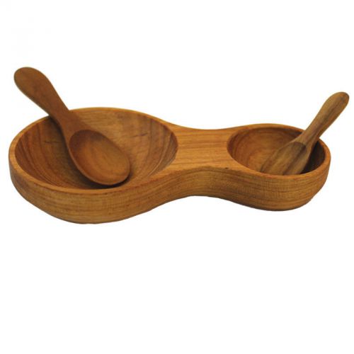 Be Home 2 PieceTeak Holder Spoon Set