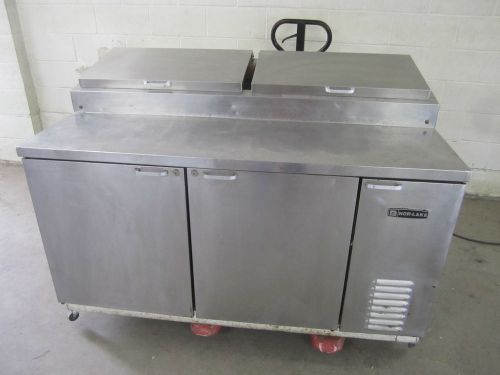 Nor Lake RPT16B55D Refrigerated Pizza Sandwich Prep Table