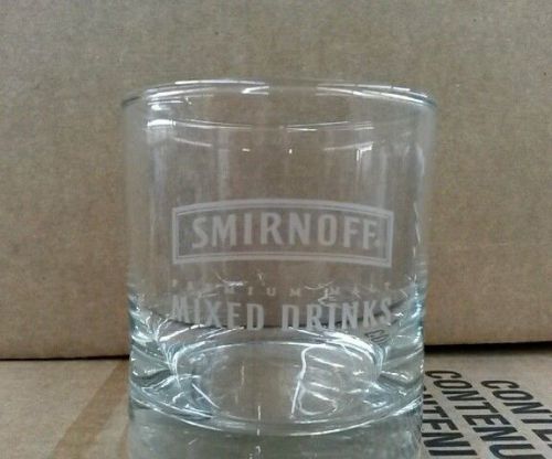 Libbey 8 oz &#034;SMIRNOFF&#034; Rocks Glasses