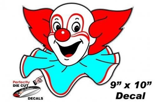 Concession clown 9&#039;&#039;x10&#039;&#039; decal for concession trailer sign or menu board for sale
