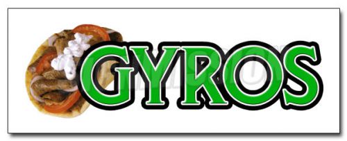 36&#034; GYROS DECAL sticker greek gyro stand restaurant trailer equipment supplies