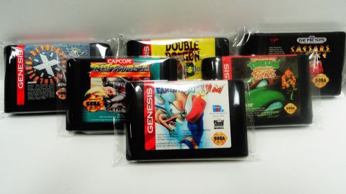 100 CARTRIDGE BAGS N64, FAMICOM, ATARI AND SEGA GENESIS / MASTER   PROTECT GAMES