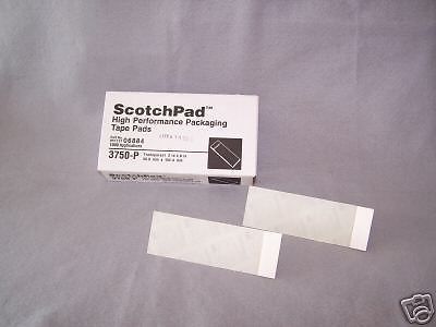 3m scotch 3750p  2&#034; x 6&#034; tape strips / 2 pack for sale