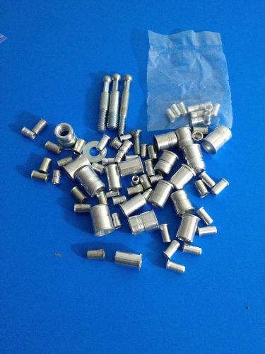 Solid aluminum aircraft Assorted rivets 70 pieces new