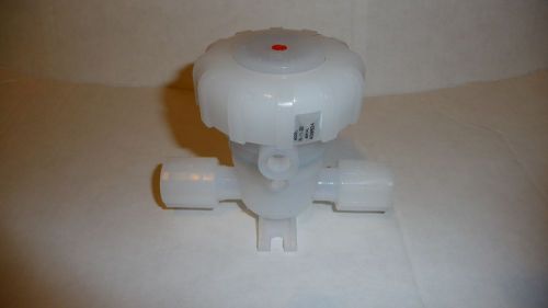 Parker PFA diaphragm valve PV-11-002  3/4&#034; pneumatic flared.