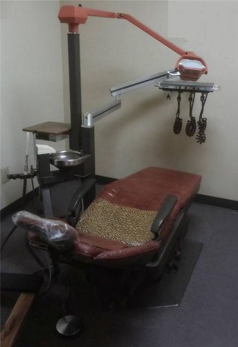 Ritter escort dental unit model r with elite chair model m for sale