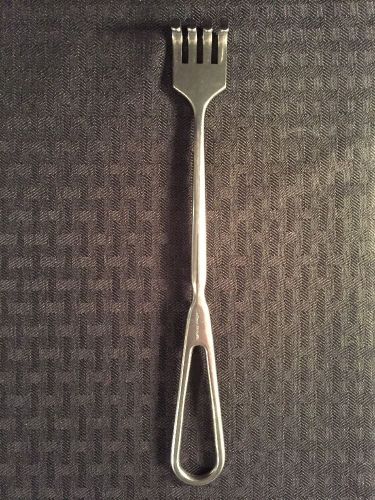DITTMAR General Operating Retractor 4 Blunt Prongs 9&#034; Long Good Condition