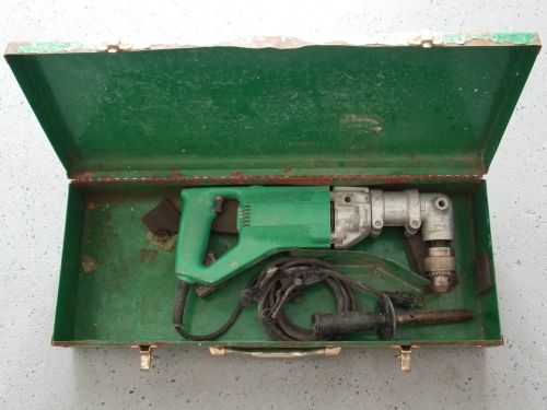 HITACHI  1/2 &#034; RIGHT ANGLE DRILL IN CASE HEAVY DUTY