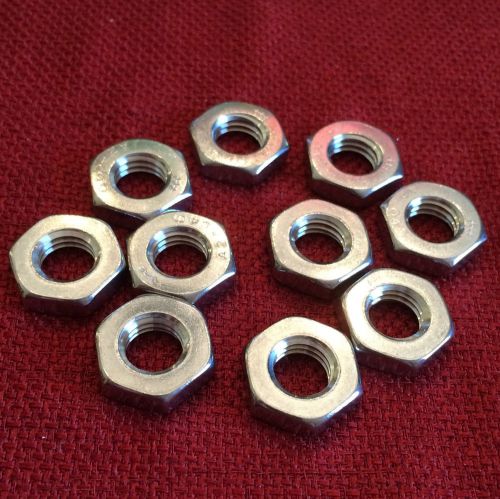 Stainless Steel Hex Jam Thin Nut 10M x 1.5 Metric