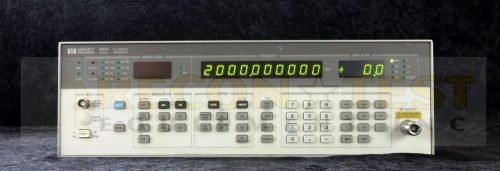 Agilent hp keysight 8657b synthesized signal generator 100 khz to 2060 mhz for sale