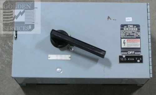 Siemens I-T-E V7F3604 Vacu-Break Switch 600V 200A