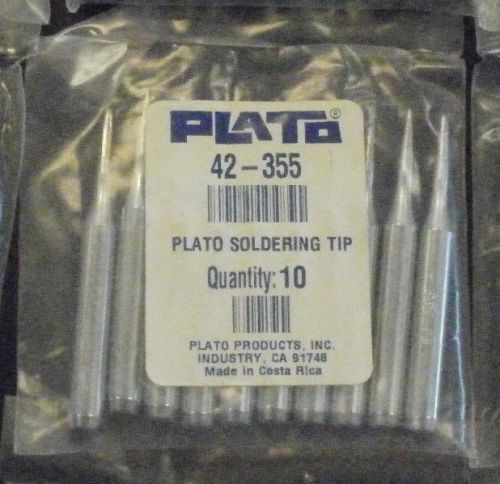 TEN PACK of Plato 42-355 Soldering Tips 10 SOLDERING TIPS TOTAL!