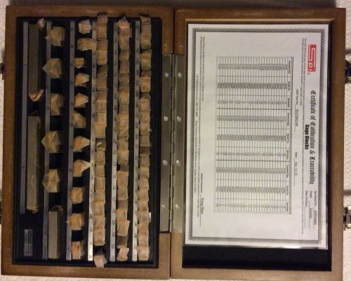 Gage Blocks Set  Rectangular  81 pc.   Economy Grade with Cert.   (20)