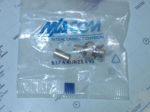 MA-COM AMP RF coaxial BNC cable crimp connector B37A41JB25X99