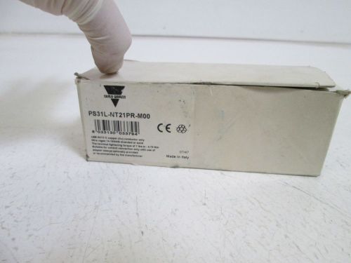 CARLO GAVAZZI LIMIT SWITCH PS31L-NT21PR-M00 *NEW IN BOX*