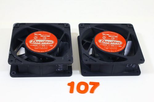 LOT OF 2 DAYTON 4C550  110CFM AXIAL COOLING  FAN 115V