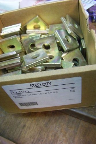 Nib h-119-d steel city square washer ~ 100 ct for sale