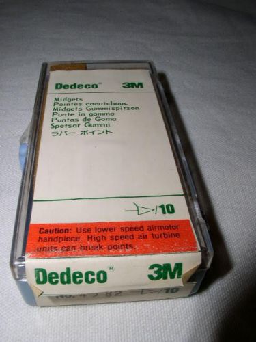 DENTAL LAB DEDECO POINTS MIDGETS BOX OF 10 NEW UNUSED