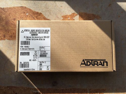 ADTRAN Total Access 1500 Quad R-POTS Access Module - 1180408L1 - NEW SEALED