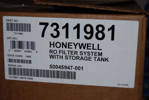 HONEYWELL REVERSE OSMOSIS FILTRATION SYSTEM MODEL#7311981