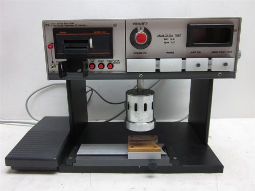 Columbus tail flick 812 analgesia meter w/pedal &amp; hugo d-7801 kera 230 printer for sale