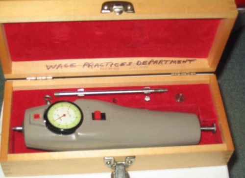 Chatillon push/pull force gauge with wooden case, model dpp-10 for sale