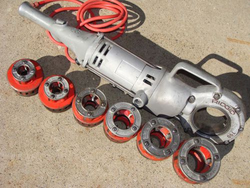 RIDGID 700 PIPE THREADER w/6die heads *worksgr8* NR