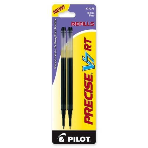 Pilot Precise V7RT Rolling Ball Refill - 0.70 mm - Black - 2 / Pack - PIL77278