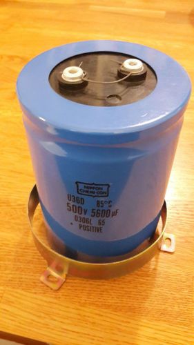 NIPPON UNITED CHEMI CON Power Supply Capacitor U36D 5600UF 500V 85 0306L