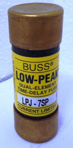 LPJ-7SP  Class J dual-element time delay fuse, 600VAC, 7A