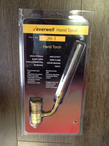 Hand torch w/ swiveling w/ high output incl free 4 access valves w/core for sale