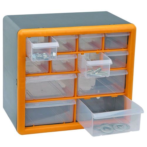 12 drawer storage organizer for your workspace nuts bolts other small parts! for sale