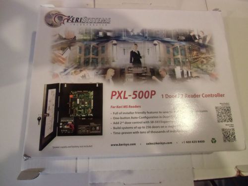 Keri access control pxl500p, 12vdc power supply,doors 32 software cd. new in box for sale