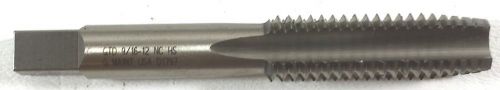 WIDIA GTD 11137 9/16-12 4FLUTES CLEAR HSS MAINT.  HAND TAP