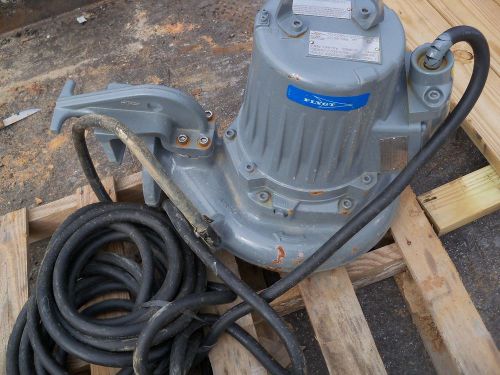 Flygt 10 HP pump waste water sewage sump