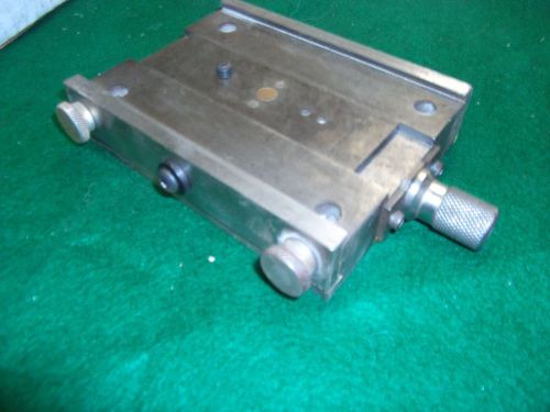 NICE J &amp; S TOOL CO,  WHEEL DRESSER MICROMETER BASE GOOD CONDITION (FOR 4&#034; BASE)