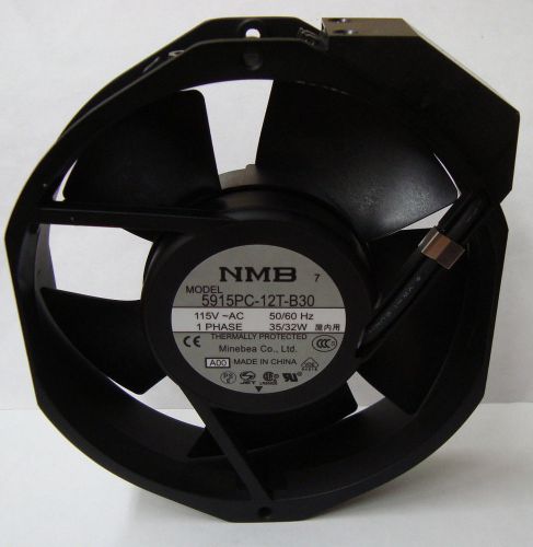 NMB TECHNOLOGIES  5915PC-12T-B30-A00  AXIAL FAN, 150MM, 115VAC, 380mA See pics