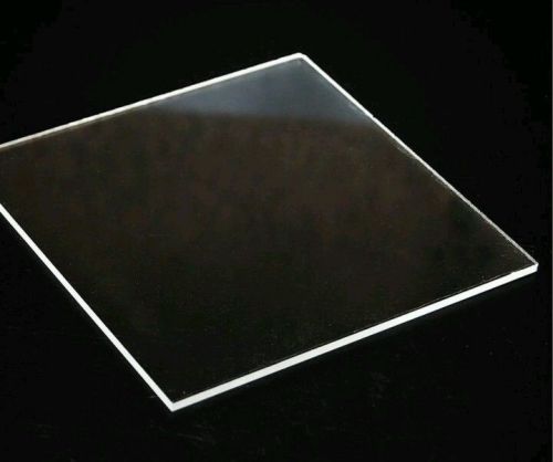 (2) - 3/8&#034; clear acrylic plexiglas sheet 24&#034; x 24&#034; BEST PRICE ON EBAY