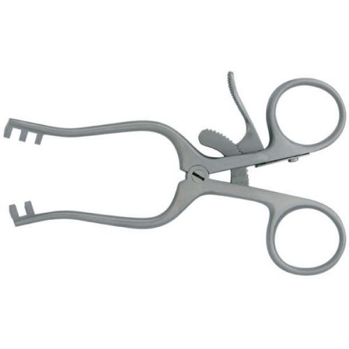 Weitlaner Retractor - Blunt, 2x3 teeth  4&#034; 1 ea