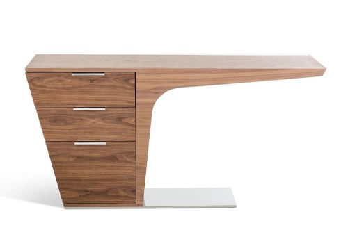 Bismarck Contemporary Walnut Office Desk