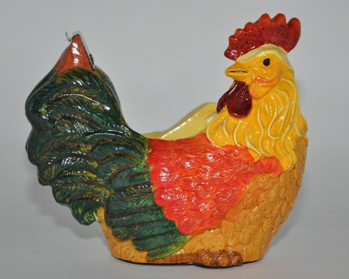 Beautiful Unique Ceramic Rooster Tape Dispenser