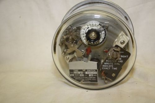 VINTAGE SANGAMO TIME SWITCH WORKING STEAMPUNK ELECTRIC METER