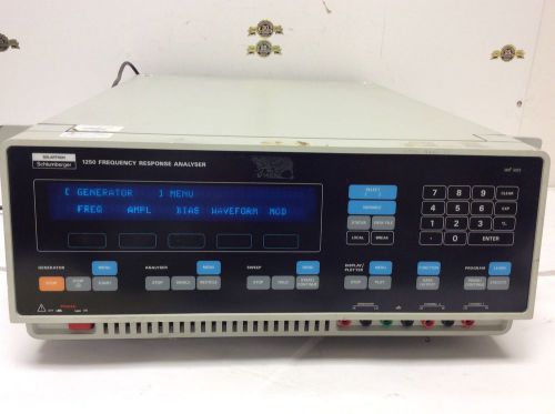 Schlumberger model 1250 Frequency Response Analyser Solartron Analyzer