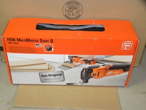 BRAND NEW FEIN MultiMaster FMM350Q 350 Watt Oscillating Multi-Tool Kit w/ Bag