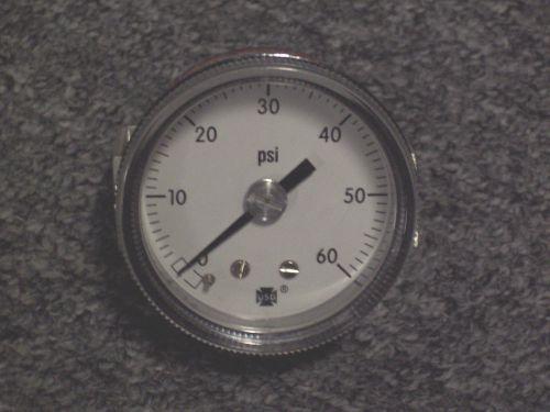 USG Pressure Gauge 0-60 PSI / New Without Box