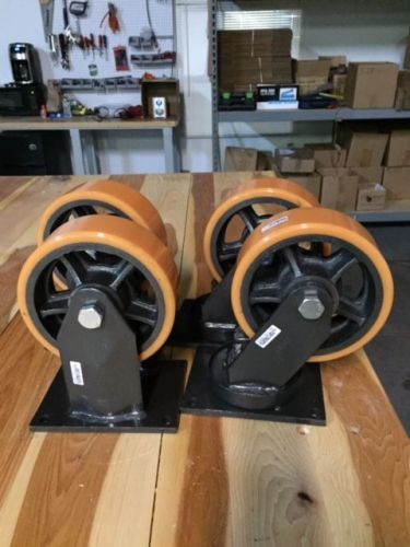 Heavy duty casters  8 x 3&#034; set