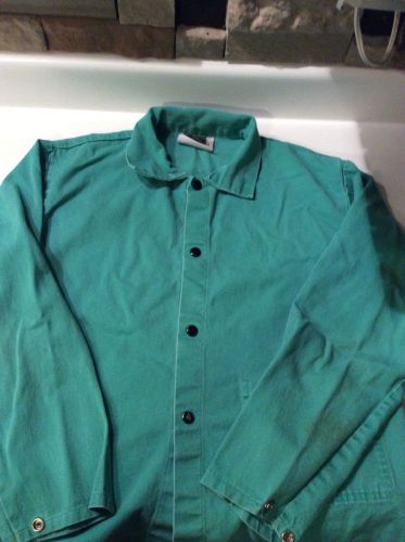 Mens Welding Jacket FR-7A Green