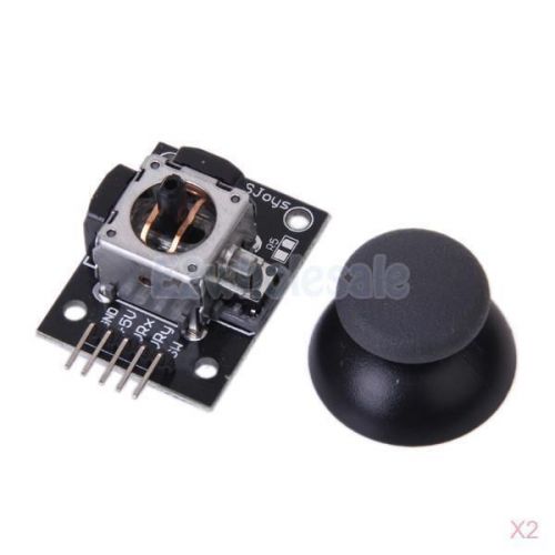 2x DIY Dual-axis Biaxial XY Thumb Game Joystick KY-023 Module for Arduino