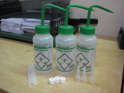 SCIENCEWEAR 8OZ SAFETY-VENTED LABELED WASH BOTTLES METHANOL