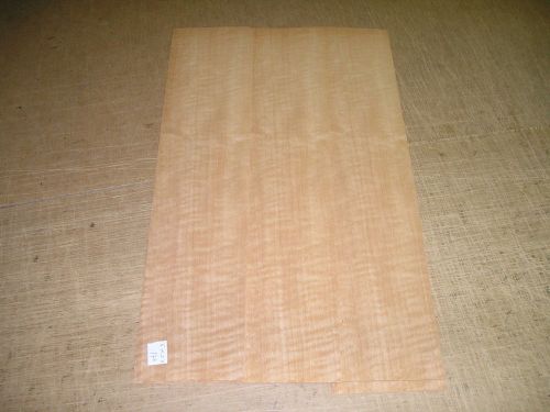 Fiddleback Anegre Veneer. 5 x 23, 17 Sheets.